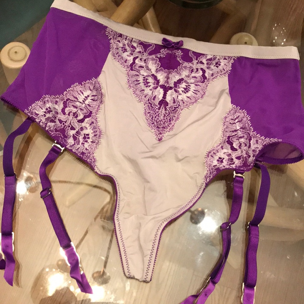Victoria’s Secret purple thong